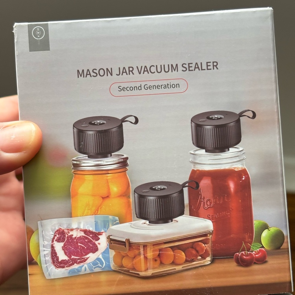 Mason Jar Vacuum Sealer Second Generation